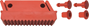 pootdop rubber rood kelfort-5 pootdop rubber rood kelfort-5