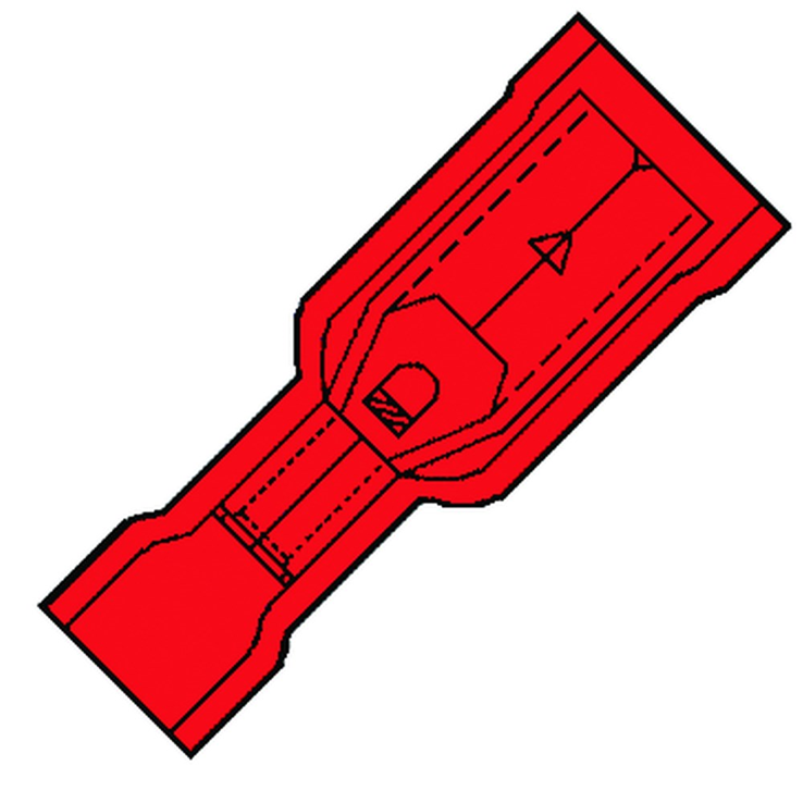kabelschoen buskontakt rood kabelschoen buskontakt rood