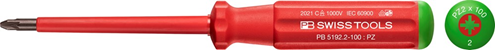Schroevendraaier Pozidriv Pb Swiss Tools - PB 5192.2-100 PZ2 Schroevendraaier Pozidriv Pb Swiss Tools - PB 5192.2-100 PZ2