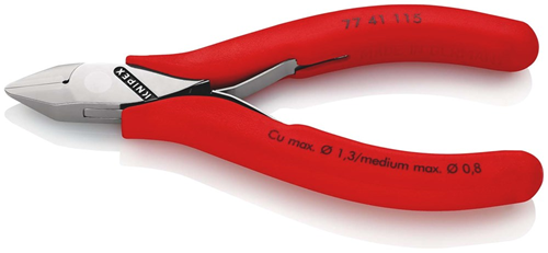 Zijsnijtang Electronica Knipex - 7741-115MM PVC Zijsnijtang Electronica Knipex - 7741-115MM PVC