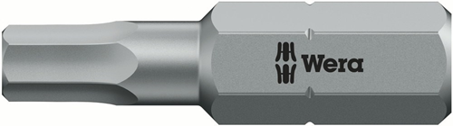 Schroefbit Inbus Wera - 840/1Z HEX-PLUS 2.5 25MM 1/4'' Schroefbit Inbus Wera - 840/1Z HEX-PLUS 2.5 25MM 1/4''