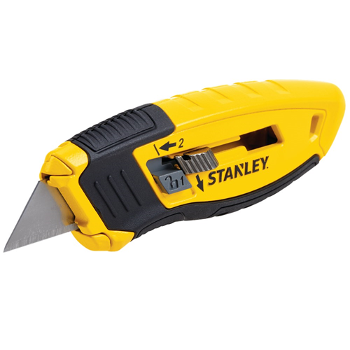 Uitschuifmes Compact Stanley - 150MM GEEL/ZWART Uitschuifmes Compact Stanley - 150MM GEEL/ZWART