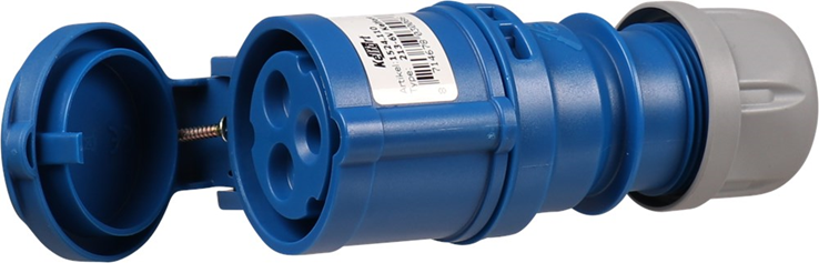 contrastekker cee blauw/grijs kelfort contrastekker cee blauw/grijs kelfort