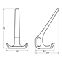 hoed-/jashaak aluminium f1 hermeta-3 hoed-/jashaak aluminium f1 hermeta-3