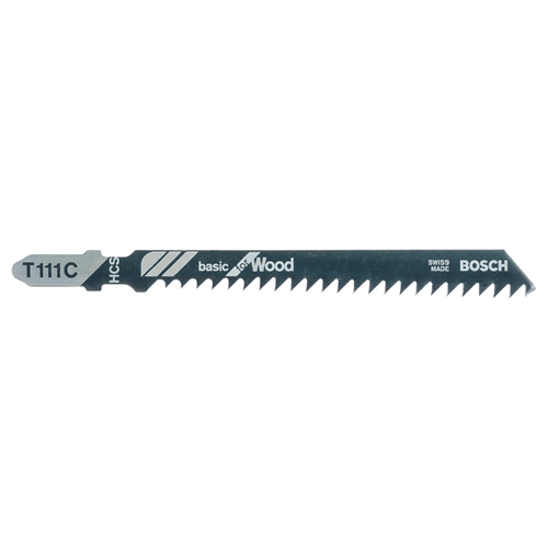 Decoupeerzaagblad Bosch Basic For Wood - T111C 74MM SET à 5 ST Decoupeerzaagblad Bosch Basic For Wood - T111C 74MM SET à 5 ST