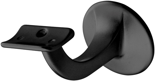 Leuninghouder Aluminium Zwart Hermeta - 3506-70 75MM / ROZET Ø56MM Leuninghouder Aluminium Zwart Hermeta - 3506-70 75MM / ROZET Ø56MM
