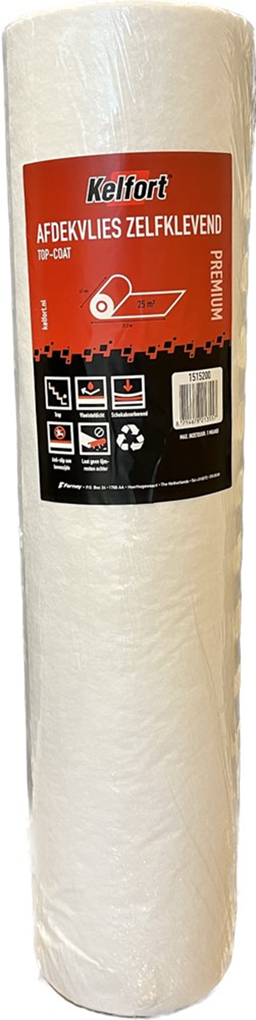 Afdekvlies Wit Kelfort - PREMIUM 0.67X37.3M (25M2) Afdekvlies Wit Kelfort - PREMIUM 0.67X37.3M (25M2)