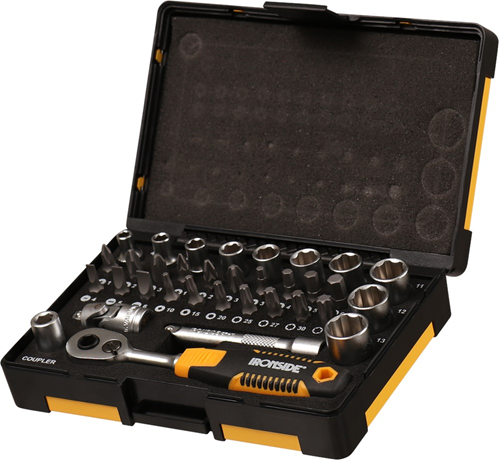 Dopsleutel-/Bitset Ironside - 34-DELIG 1/4'' Dopsleutel-/Bitset Ironside - 34-DELIG 1/4''