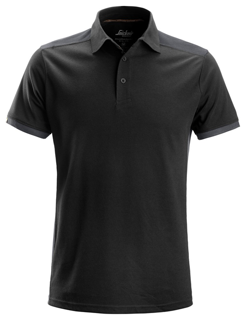 Poloshirt Allroundwork Snickers - 2715 ZWART/GRIJS XXL Poloshirt Allroundwork Snickers - 2715 ZWART/GRIJS XXL