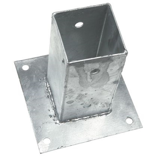 Paalhouder Op Plaat Thvz -  91X 91X150MM Paalhouder Op Plaat Thvz -  91X 91X150MM