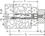 hollewandplug nylon fischer-24 hollewandplug nylon fischer-24