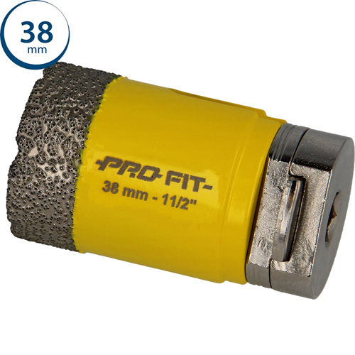 Gatzaag Diamond Dry Profit - Ø 38MM CLICK&DRILL HEX 10MM Gatzaag Diamond Dry Profit - Ø 38MM CLICK&DRILL HEX 10MM