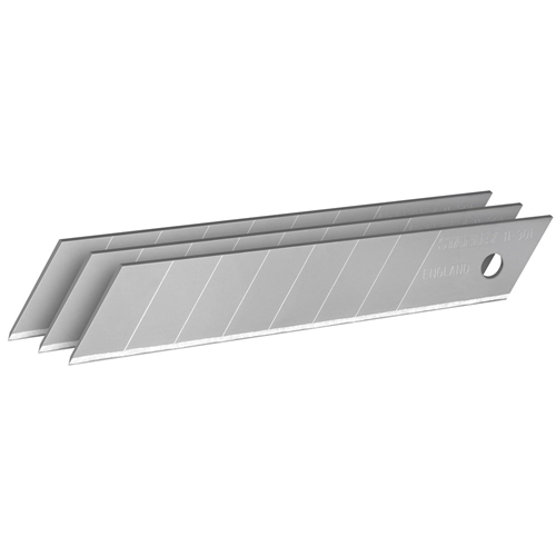 Reservemes Afbreek Stanley - 18X110MM  SET à 100 STUKS Reservemes Afbreek Stanley - 18X110MM  SET à 100 STUKS
