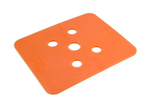 Hogedrukplaat Kunststof - 100X120X 2MM ORANJE Hogedrukplaat Kunststof - 100X120X 2MM ORANJE