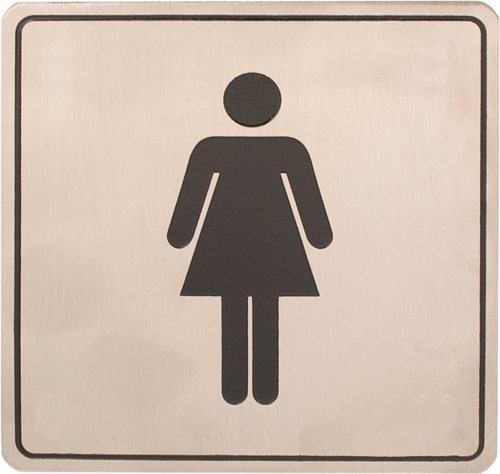 Pictogram Rvs A2 Oxloc - 100X100MM Pictogram Rvs A2 Oxloc - 100X100MM