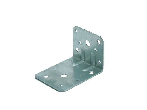 Hoekanker Met Dubbele Ril Sv -  50X 75X 57X 2.0MM Hoekanker Met Dubbele Ril Sv -  50X 75X 57X 2.0MM