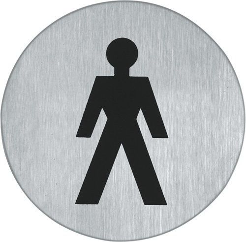 Pictogram Rvs A2 Oxloc - Ø75X1.5MM Pictogram Rvs A2 Oxloc - Ø75X1.5MM