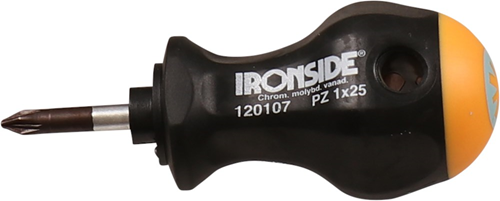 Schroevendraaier Ironside - STUBBY PZ2  25MM Schroevendraaier Ironside - STUBBY PZ2  25MM