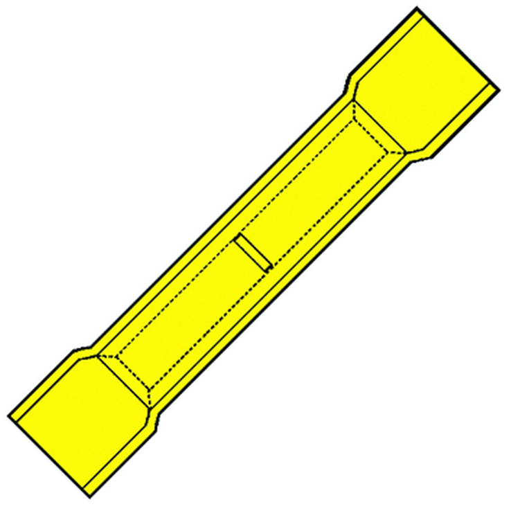 kabelschoen verbinder geisoleerd geel kabelschoen verbinder geisoleerd geel