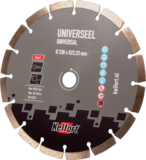Diamantzaagblad Droog Kelfort - 230X22.23MM Diamantzaagblad Droog Kelfort - 230X22.23MM