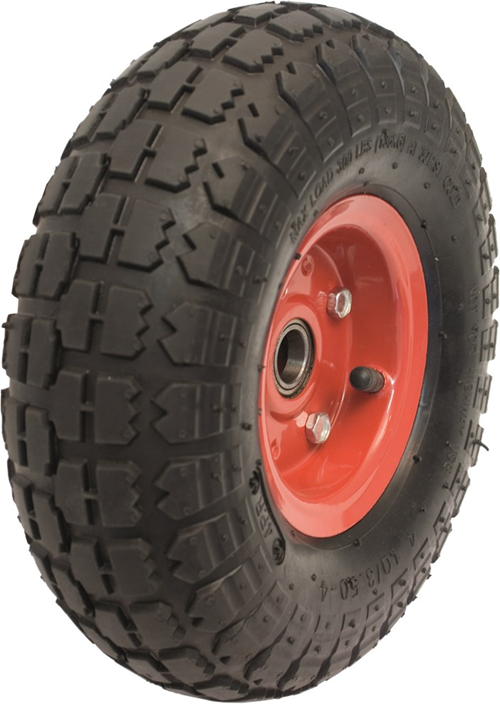 Steekwagenwiel Rubber Kelfort - 260X85MM ZWART Steekwagenwiel Rubber Kelfort - 260X85MM ZWART