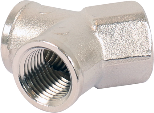 Y-Koppeling Staal Vernikkeld Ironside - 1/4'' BI  3-WEG SET à 2 ST Y-Koppeling Staal Vernikkeld Ironside - 1/4'' BI  3-WEG SET à 2 ST