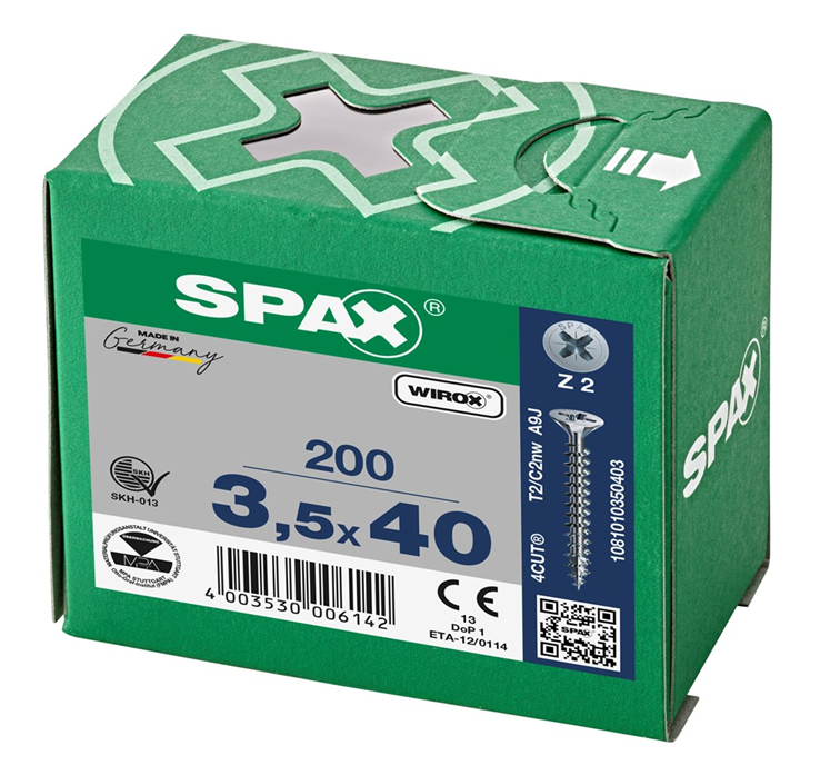 spaanplaatschroef wirox spax spaanplaatschroef wirox spax