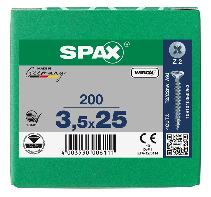spaanplaatschroef wirox spax spaanplaatschroef wirox spax
