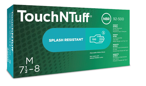 Handschoenenen Wegwerp Nitrill Ansell - TOUCHNTUFF 92-500  09-L Handschoenenen Wegwerp Nitrill Ansell - TOUCHNTUFF 92-500  09-L