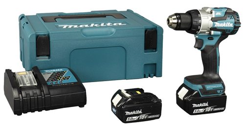 Accu Boor-/ Schroefmachine Makita - DDF489RTJ 18.0V Accu Boor-/ Schroefmachine Makita - DDF489RTJ 18.0V