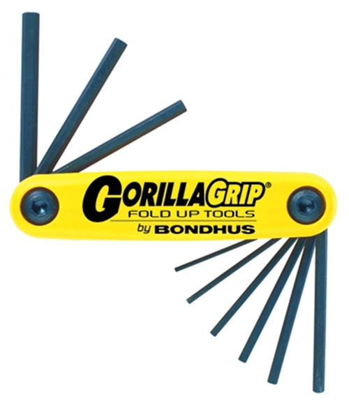 Inbussleutelset Gorillagrip Bondhus - HF9 9-DELIG 5/64-1/4'' Inbussleutelset Gorillagrip Bondhus - HF9 9-DELIG 5/64-1/4''