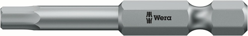 Schroefbit Lang Inbus Wera - 840/4Z HEX-PLUS 3.0 50MM 1/4'' Schroefbit Lang Inbus Wera - 840/4Z HEX-PLUS 3.0 50MM 1/4''