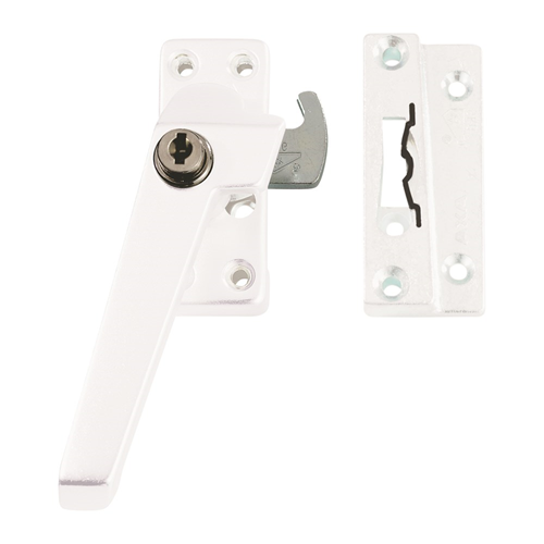 Raamsluiting Aluminium Wit Axa - 3319 LINKS SKG* Raamsluiting Aluminium Wit Axa - 3319 LINKS SKG*