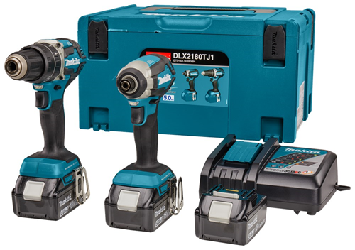 Accu Combiset Makita 5.0Ah/18.0V - DLX2180TJ1 18.0V Accu Combiset Makita 5.0Ah/18.0V - DLX2180TJ1 18.0V