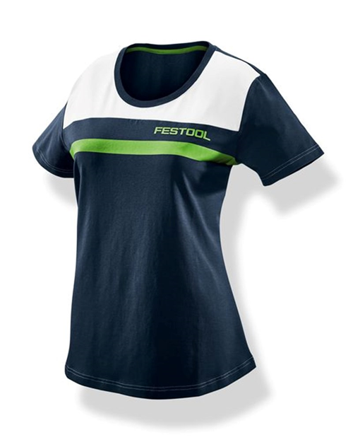 T-Shirt Fashion Dames Festool - FASH-L-FT1 DONKERBLAUW/WIT XS T-Shirt Fashion Dames Festool - FASH-L-FT1 DONKERBLAUW/WIT XS