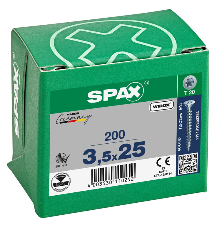 spaanplaatschroef wirox spax spaanplaatschroef wirox spax