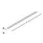 lijmkoppelstrip novo rvs a4-3 lijmkoppelstrip novo rvs a4-3