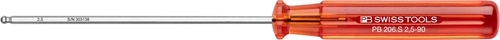 Schroevendraaier Inbus Pb Swiss Tools - PB 206.S 2.5-90 2.5MM Schroevendraaier Inbus Pb Swiss Tools - PB 206.S 2.5-90 2.5MM