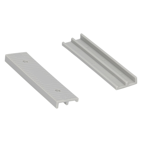 Kegblokje Polypropyleen Kowo - 100X24X 8/4MM GRIJS Kegblokje Polypropyleen Kowo - 100X24X 8/4MM GRIJS