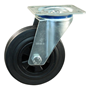 zwenkwiel zwart volrubber-3 zwenkwiel zwart volrubber-3