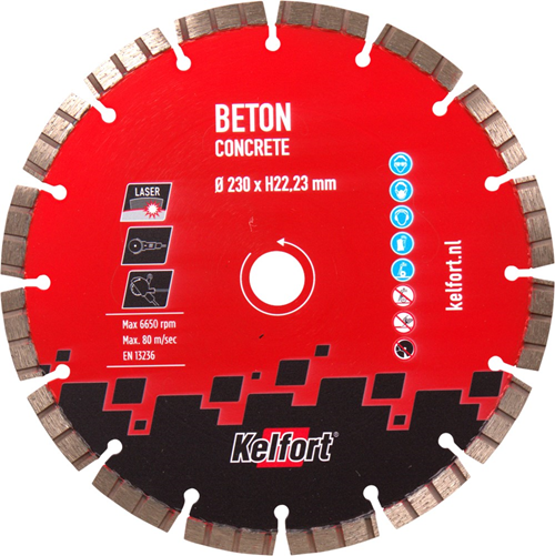 Diamantzaagblad Droog Kelfort - 125X22.23MM Diamantzaagblad Droog Kelfort - 125X22.23MM