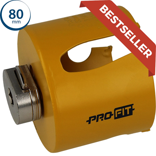 Gatzaag Multi Purpose Profit - Ø 80X52MM CLICK&DRILL HEX 10MM Gatzaag Multi Purpose Profit - Ø 80X52MM CLICK&DRILL HEX 10MM