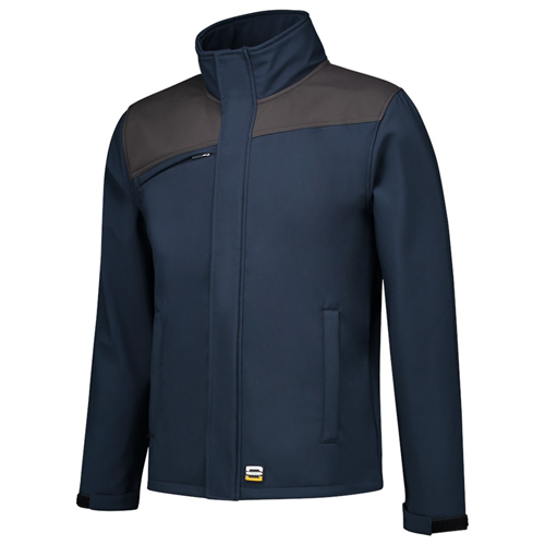 Jack Softshell Bicolor Naden Tricorp - 402021 INK/DONKERGRIJS 3XL Jack Softshell Bicolor Naden Tricorp - 402021 INK/DONKERGRIJS 3XL