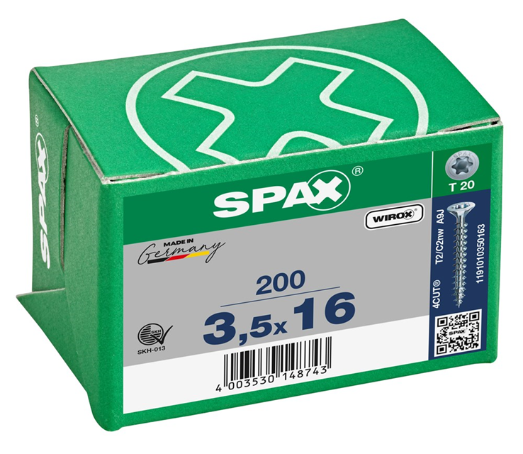 spaanplaatschroef wirox spax spaanplaatschroef wirox spax