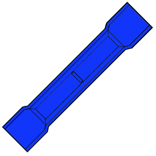 Kabelschoen Verbinder Geisoleerd Blauw - 1.5-2.5MM2 Kabelschoen Verbinder Geisoleerd Blauw - 1.5-2.5MM2
