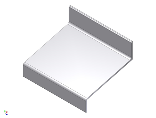 Waterslagprofiel Aluminium Brute -  60MM 15° 6M Waterslagprofiel Aluminium Brute -  60MM 15° 6M