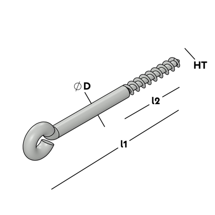 schroefoog lang houtdraad elvz schroefoog lang houtdraad elvz
