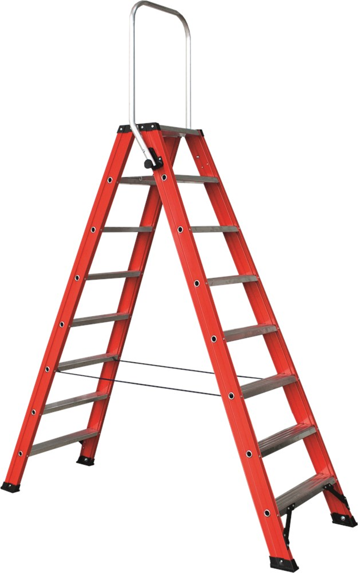 dubbele trap aluminium gecoat kelfort dubbele trap aluminium gecoat kelfort