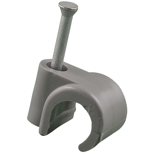 Kabelclip Rond Kunststof Mepac -  8-10MM GRIJS Kabelclip Rond Kunststof Mepac -  8-10MM GRIJS