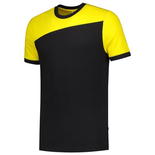 T-Shirt Bicolor Naden Tricorp - 102006 ZWART/GEEL S T-Shirt Bicolor Naden Tricorp - 102006 ZWART/GEEL S